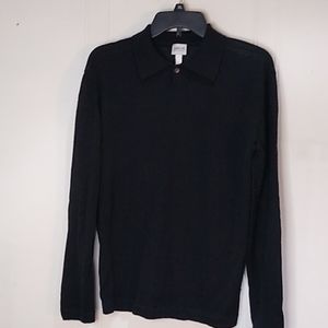 Armani Collezioni Mens Casual Black pull-over sweater Sz. Large